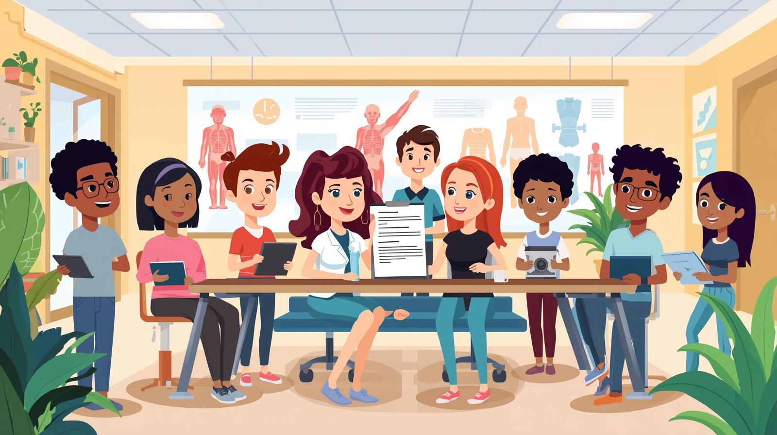 عن دراسة العلاج الطبيعي في أمريكا