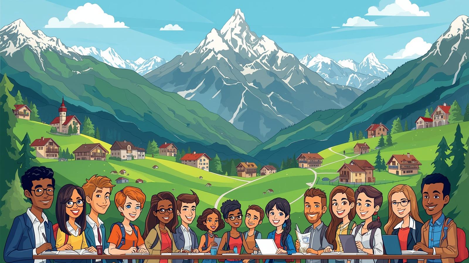 منهاج دراسة العلوم الاجتماعية في سويسرا