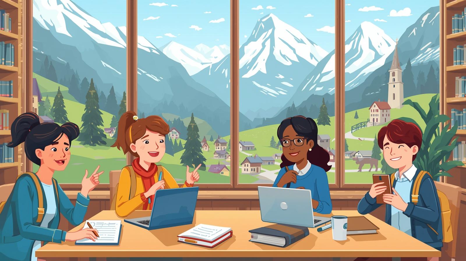 رسوم دراسة العلوم الاجتماعية في سويسرا