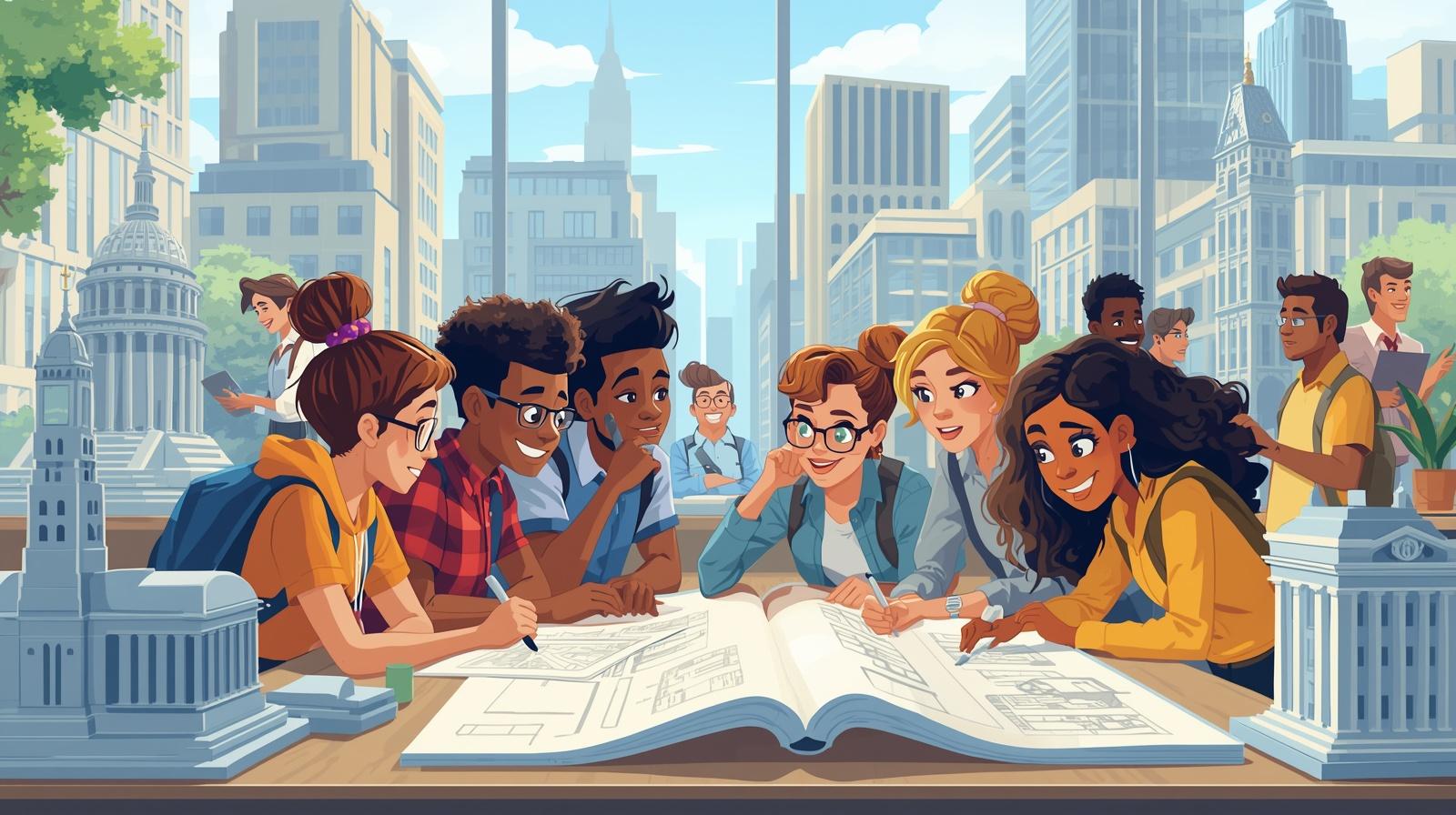 مزايا دراسة العمارة في أمريكا