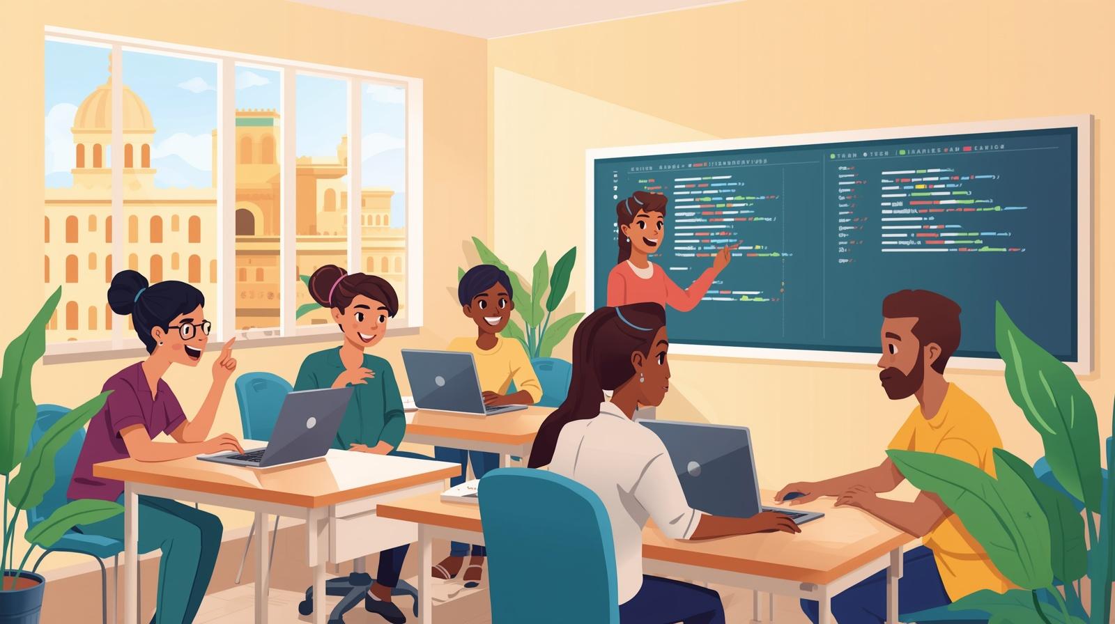 عن دراسة علوم الكمبيوتر في الجزائر