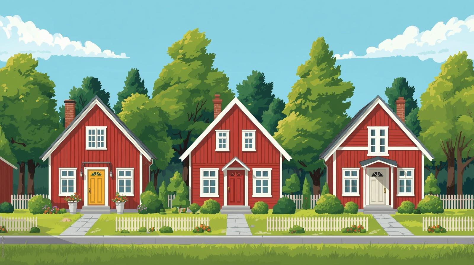 أنواع السكن المتاحة في السويد