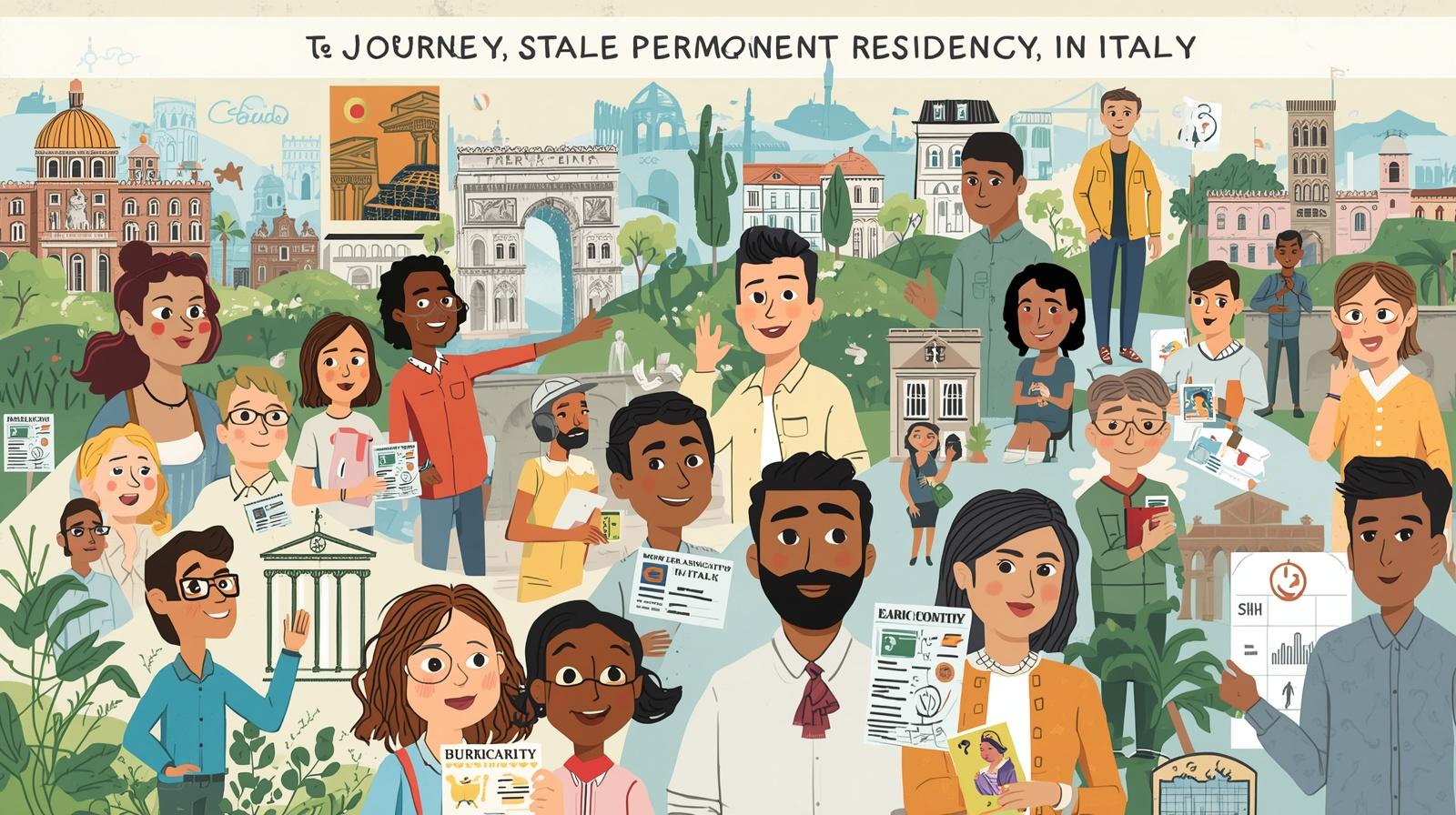 ما هو الحصول على الإقامة الدائمة في إيطاليا؟