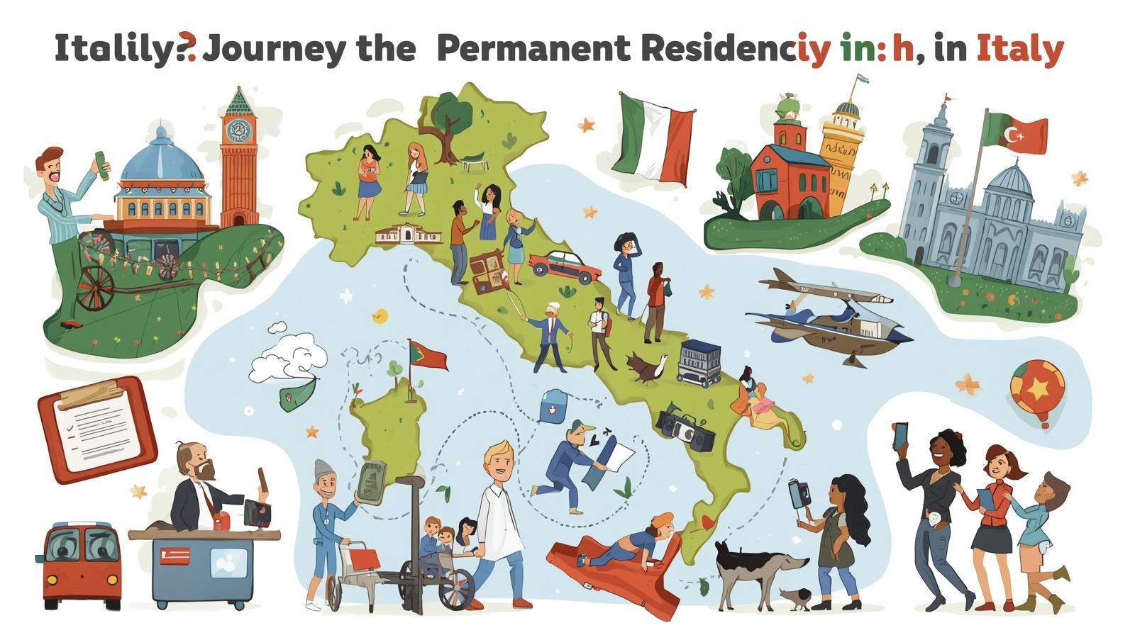 طرق الحصول على الإقامة الدائمة في إيطاليا