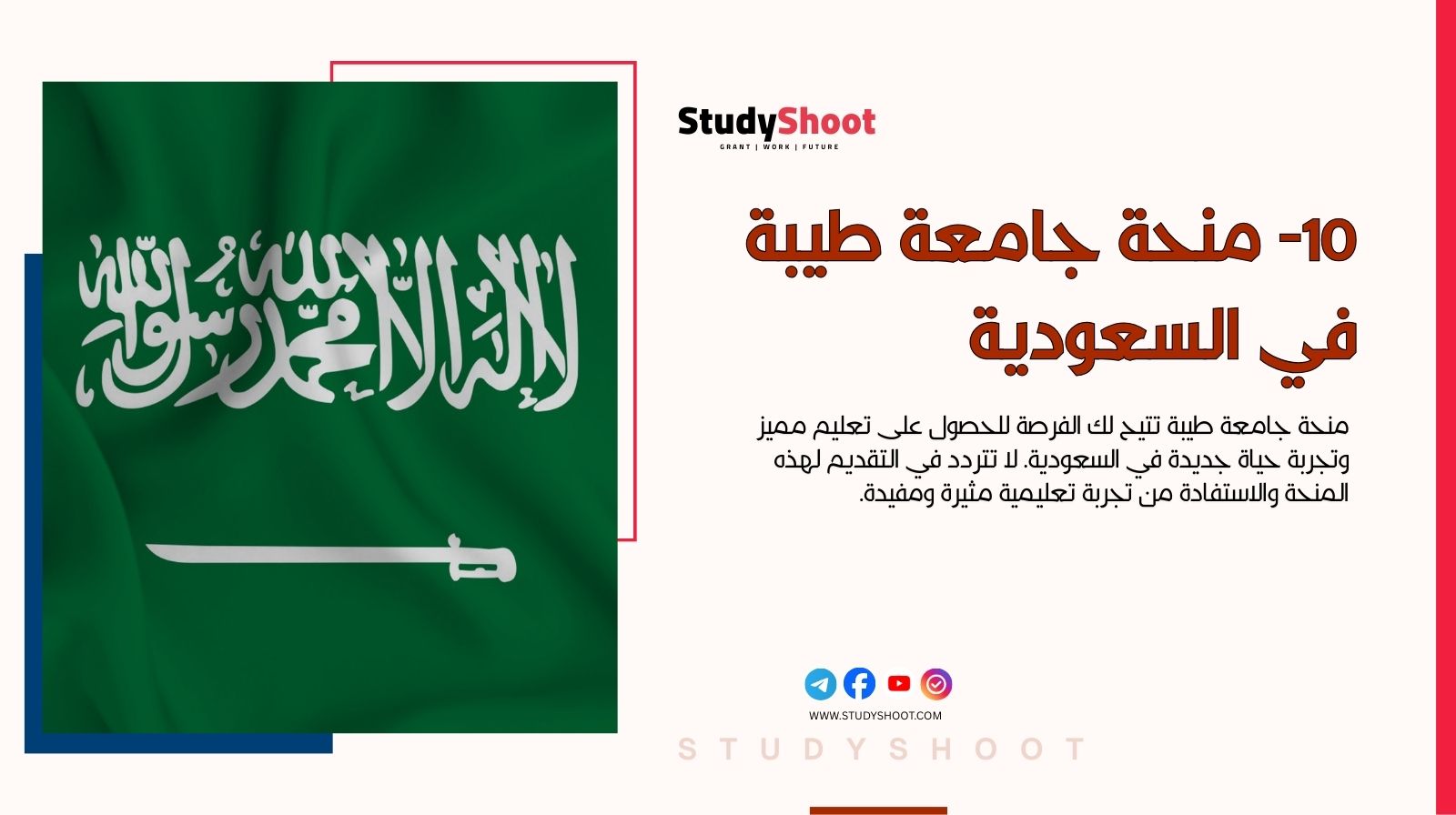 منح دراسية بدون شرط اللغة: اهم 12 فرصة متاحة للتسجيل مجاناً 10 10- منحة جامعة طيبة في السعودية