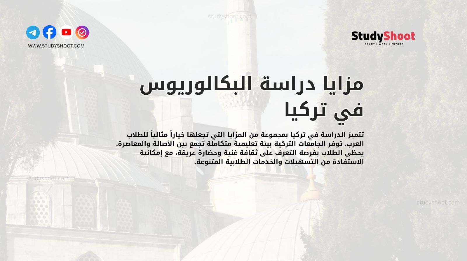 مزايا دراسة البكالوريوس في تركيا