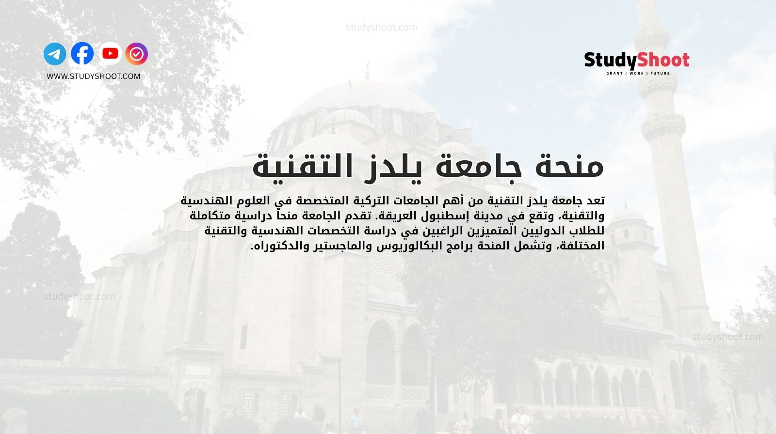 منحة جامعة يلدز التقنية