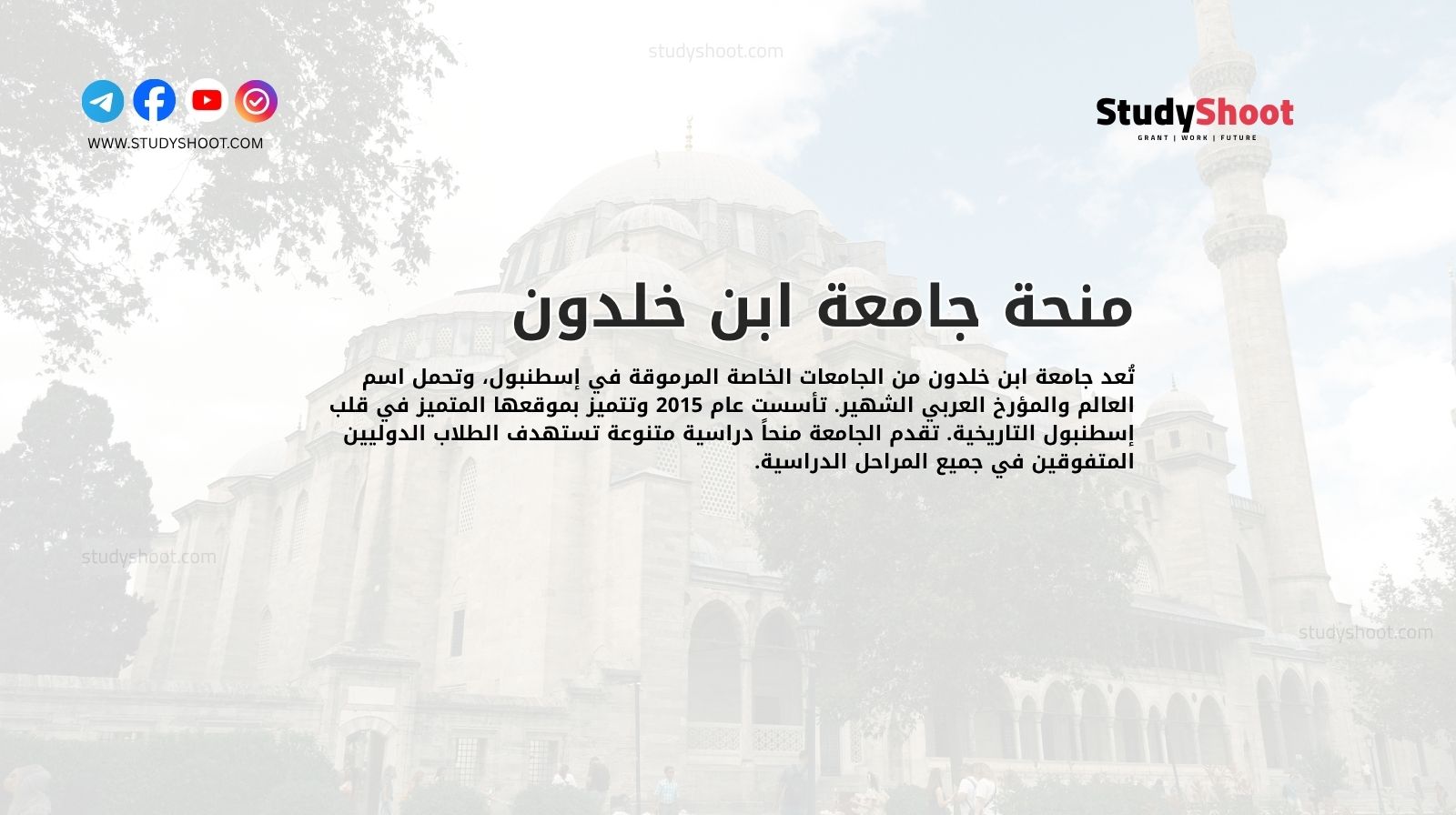 منحة جامعة ابن خلدون