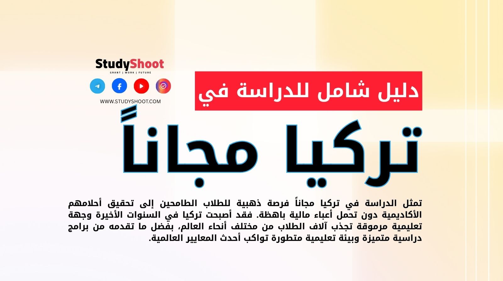 الدراسة في تركيا مجانا