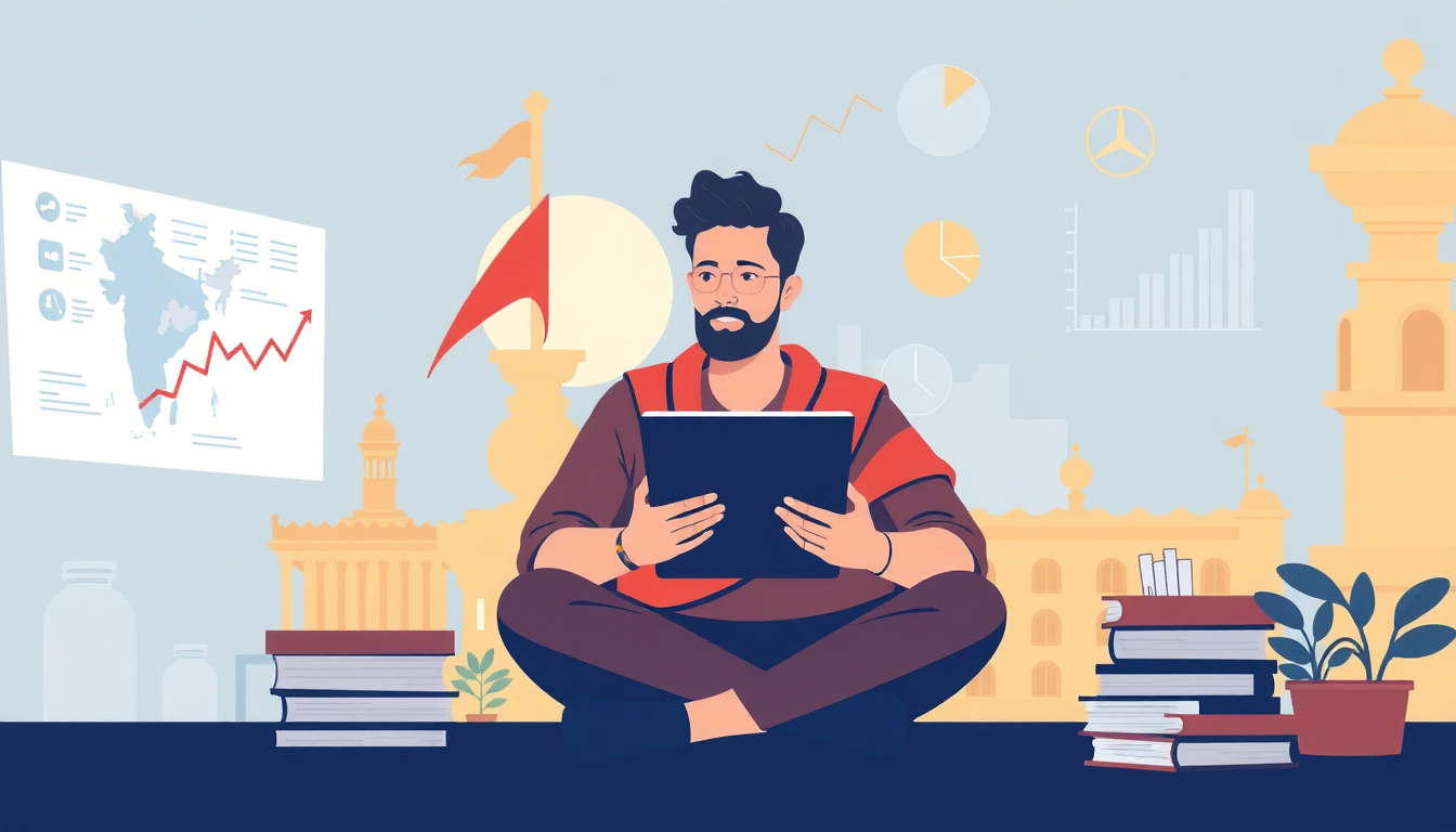 عن دراسة الاقتصاد في الهند
