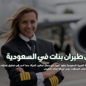 طيران بنات في السعودية