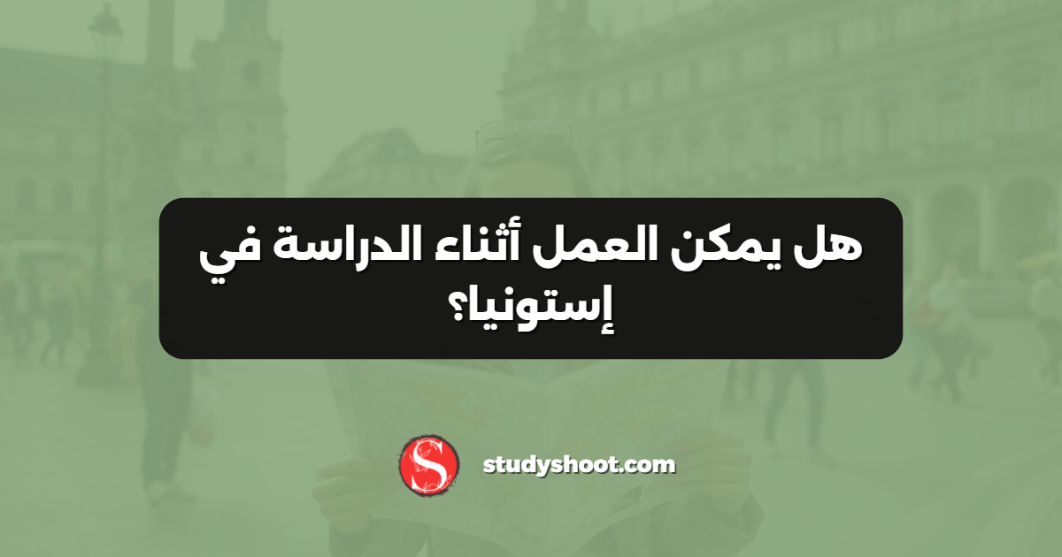 هل يمكن العمل أثناء الدراسة في إستونيا؟