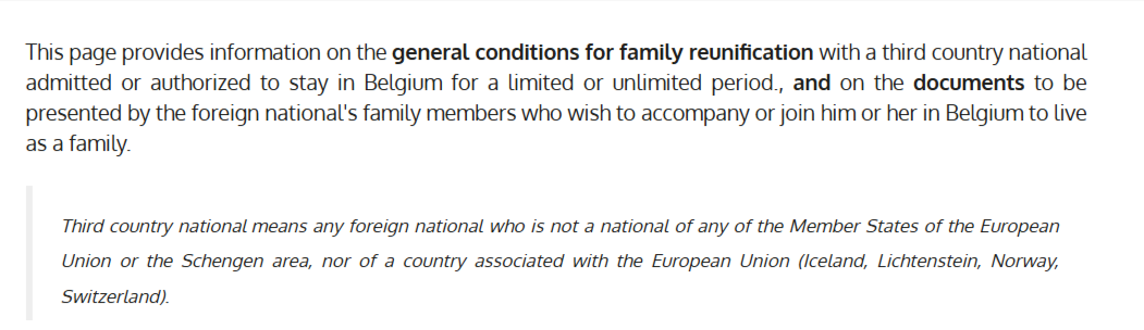 image 1 لم الشمل في بلجيكا: شروط الطلب والمدة الزمنية والرسوم