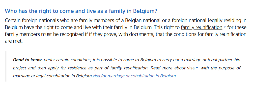 image لم الشمل في بلجيكا: شروط الطلب والمدة الزمنية والرسوم