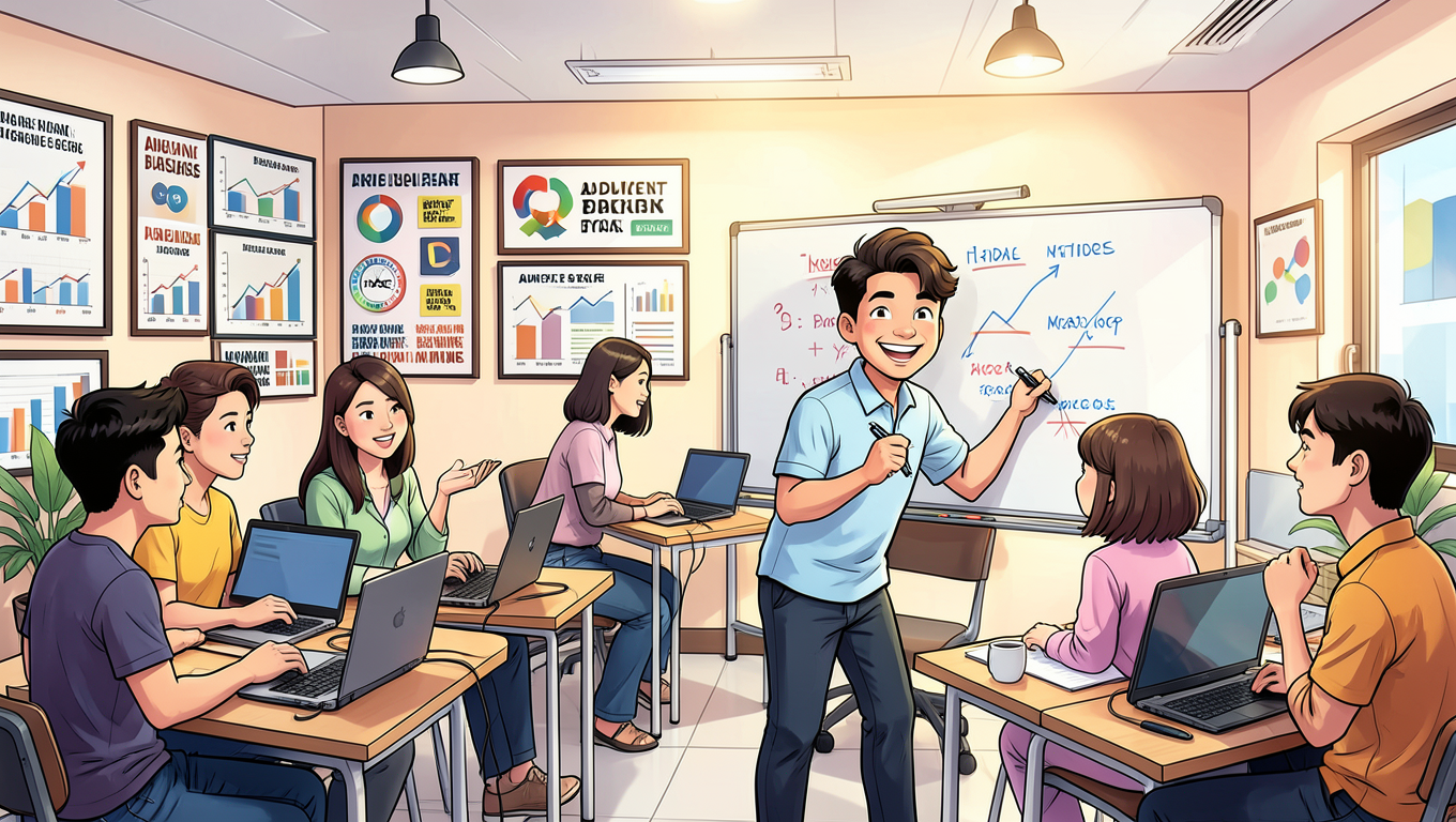 ميزا دراسة إدارة الأعمال في أندونيسيا