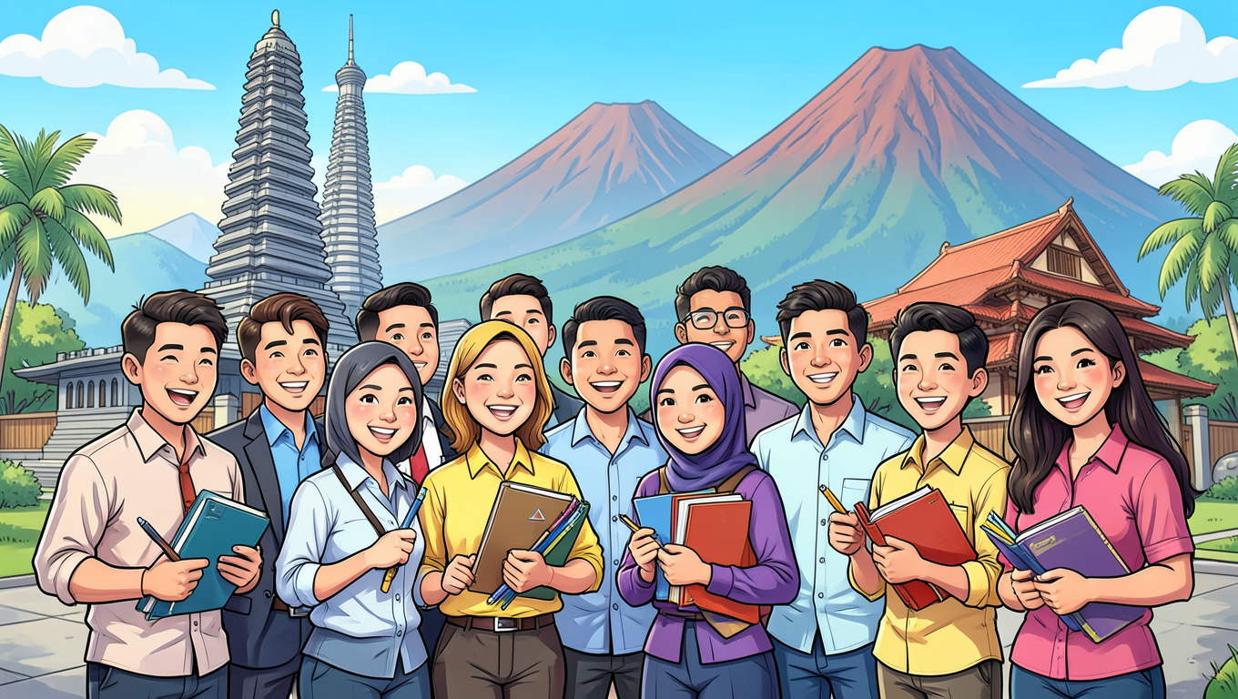 عن دراسة الهندسة في اندونيسيا