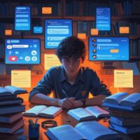 كيف تتعامل مع التشتت الرقمي أثناء الدراسة عن بعد؟