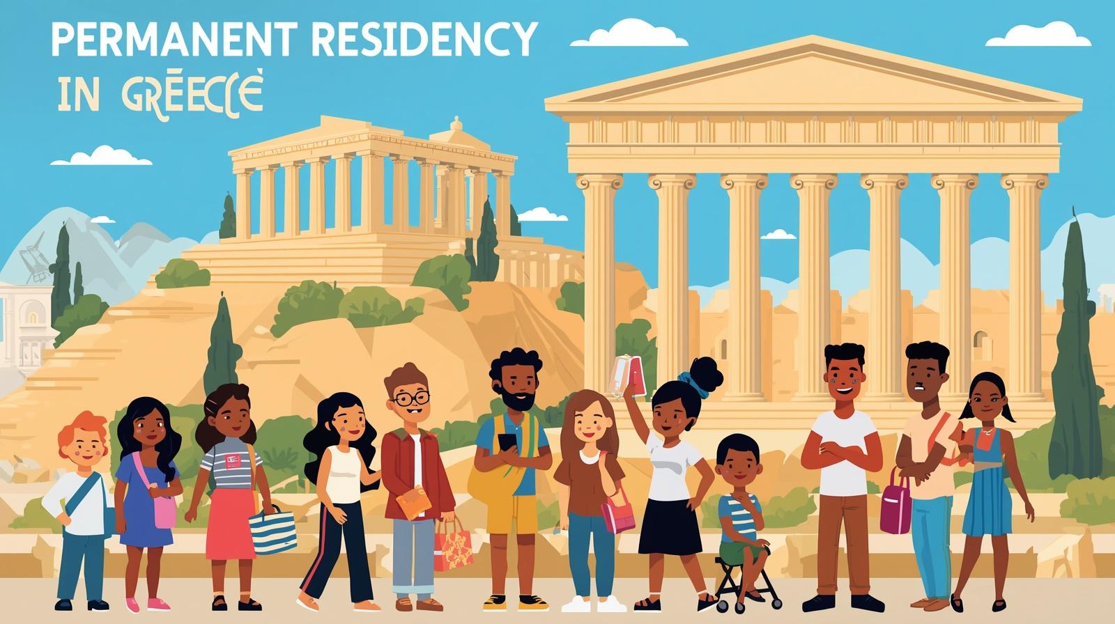 ما هو الحصول على الإقامة الدائمة في اليونان؟