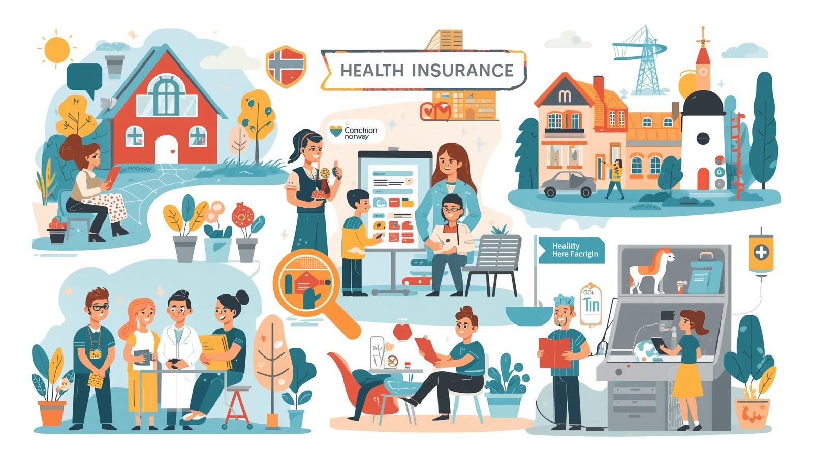 إجراءات الحصول على التأمين الصحي في النرويج