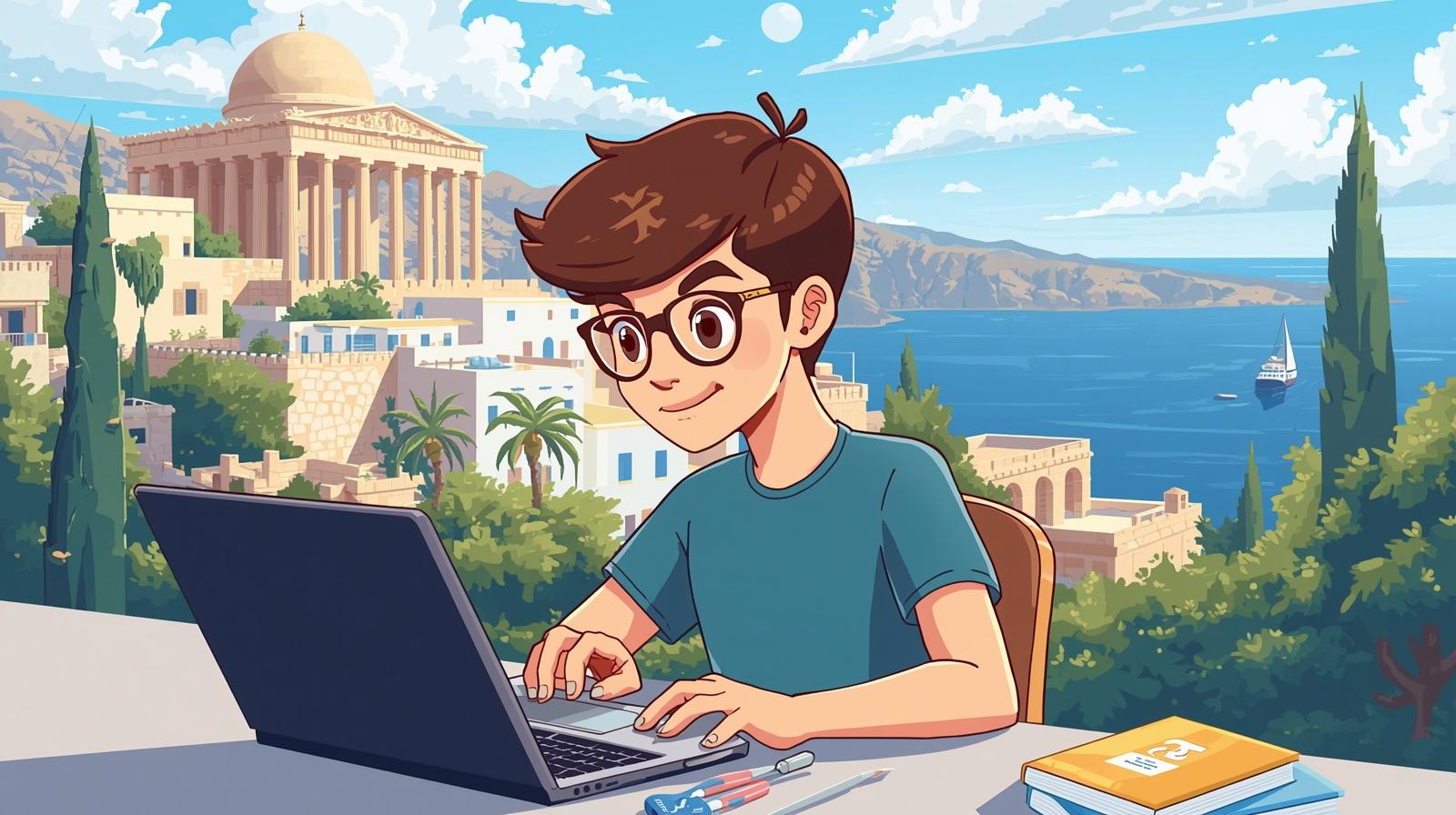 مزايا دراسة الأمن السيبراني في اليونان