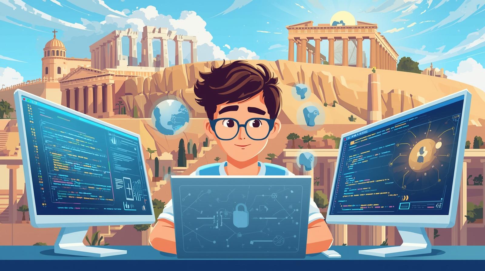 تخصصات دراسة الأمن السيبراني في اليونان