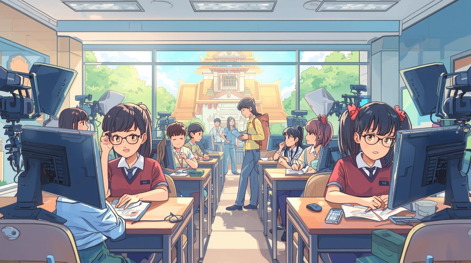 عن دراسة الصحافة في تايلاند