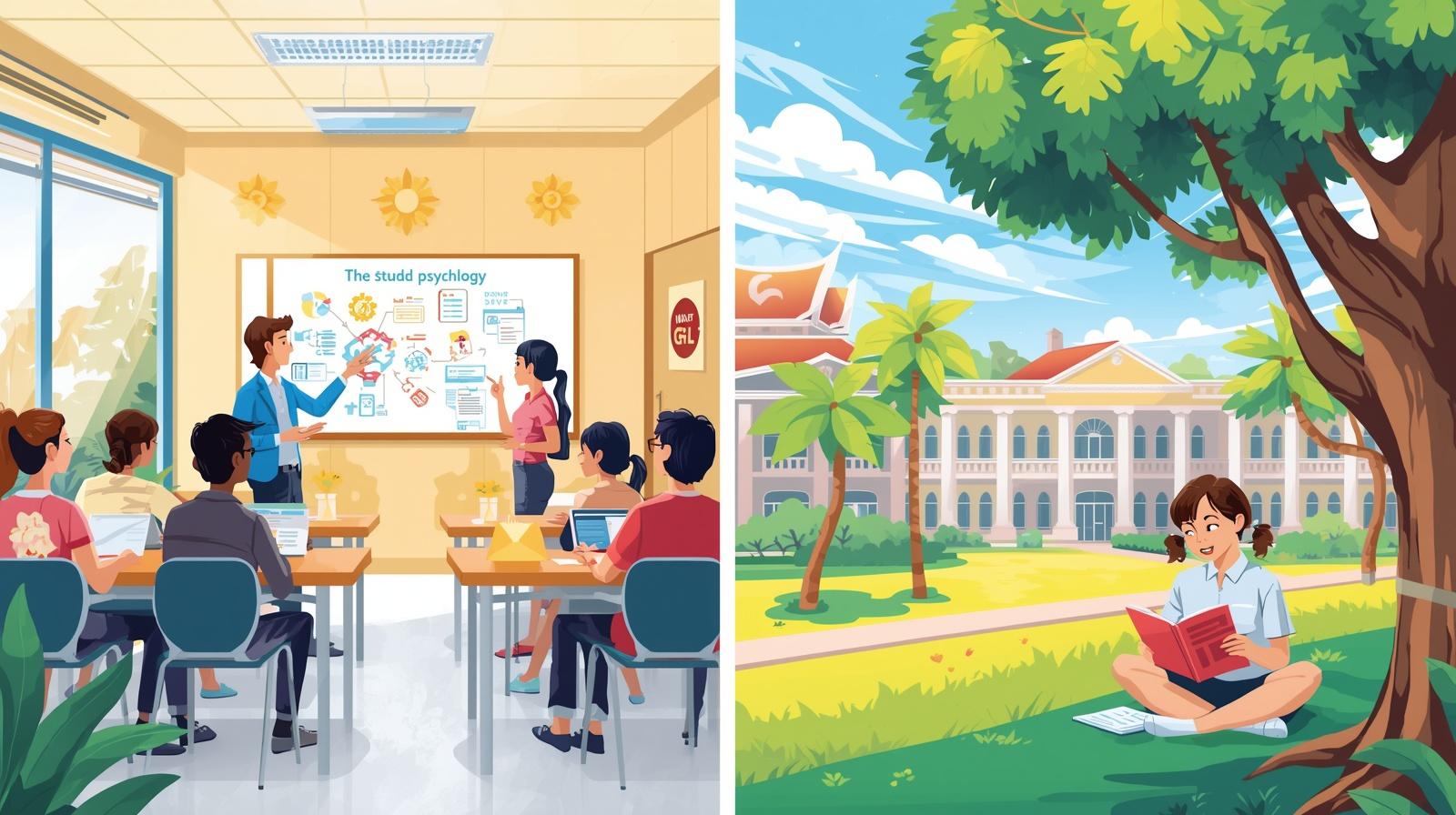 عن دراسة علم النفس في تايلاند