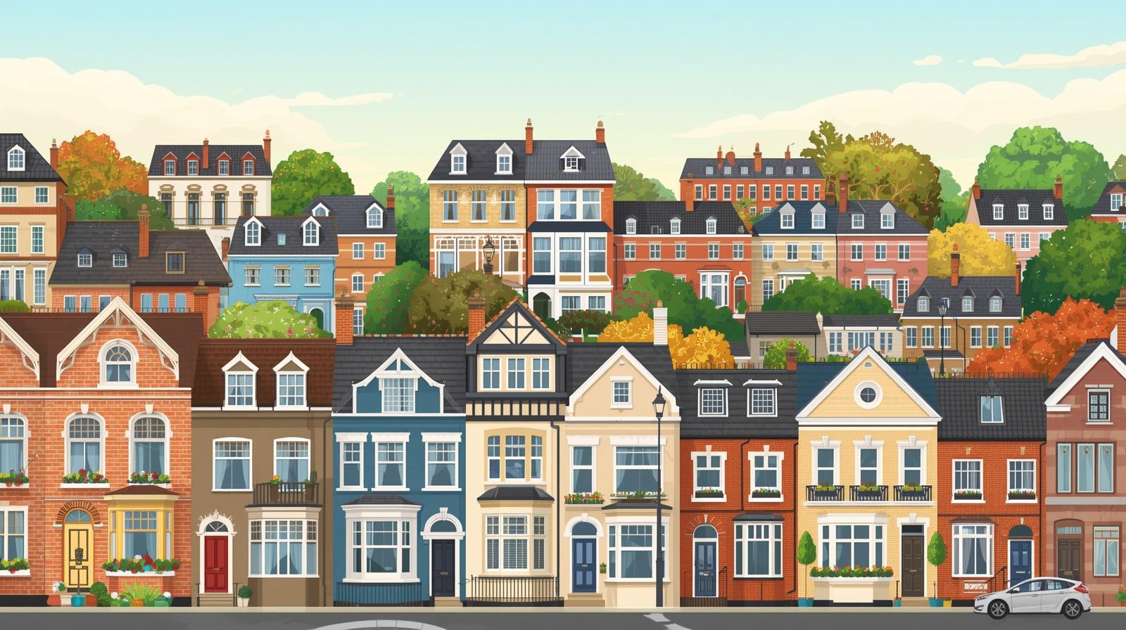 أنواع السكن المتاحة في بريطانيا