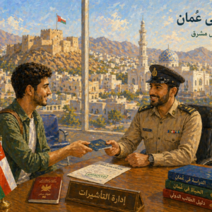 فيزا الطالب إلى عمان