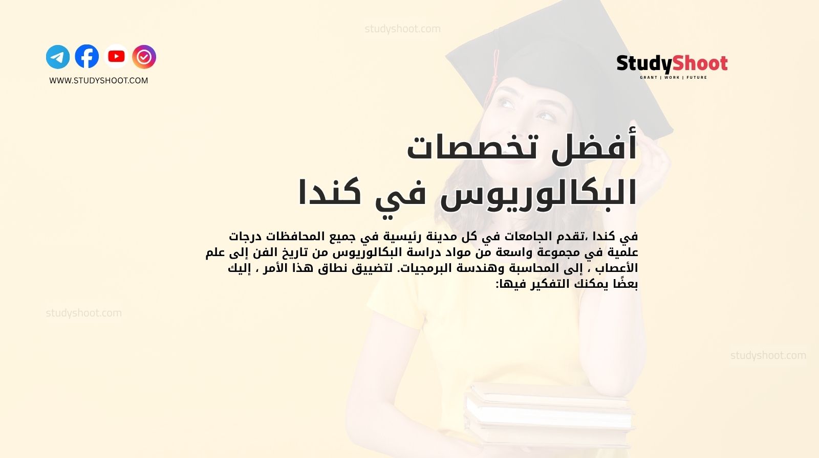 أفضل تخصصات البكالوريوس في كندا