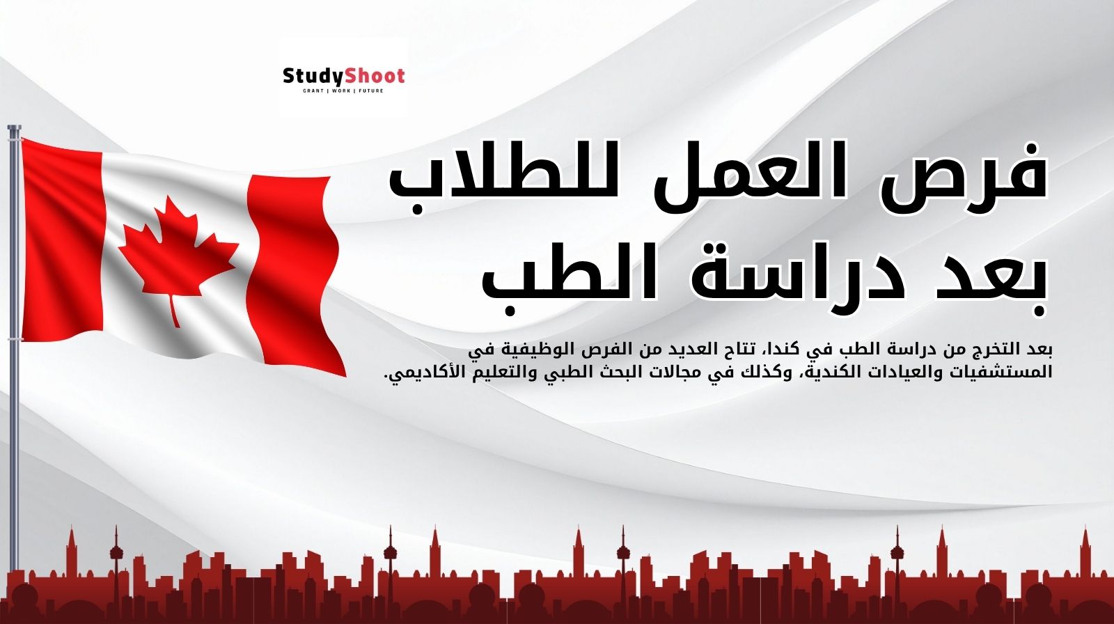 فرص العمل للطلاب بعد دراسة الطب في كندا