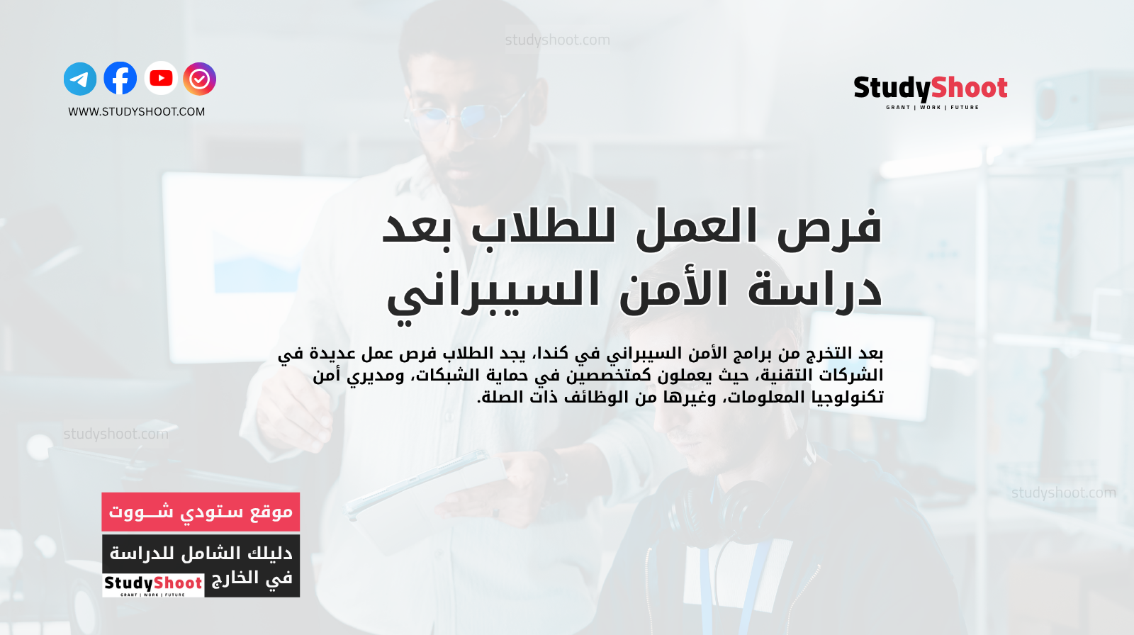 فرص العمل للطلاب بعد دراسة الأمن السيبراني في كندا