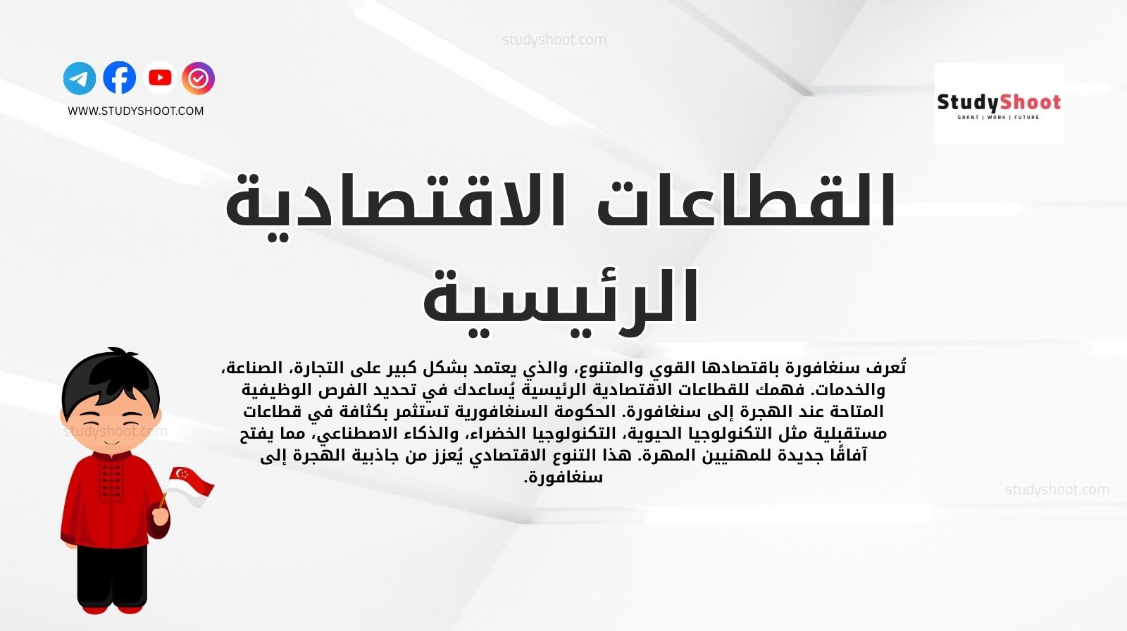 القطاعات الاقتصادية الرئيسية