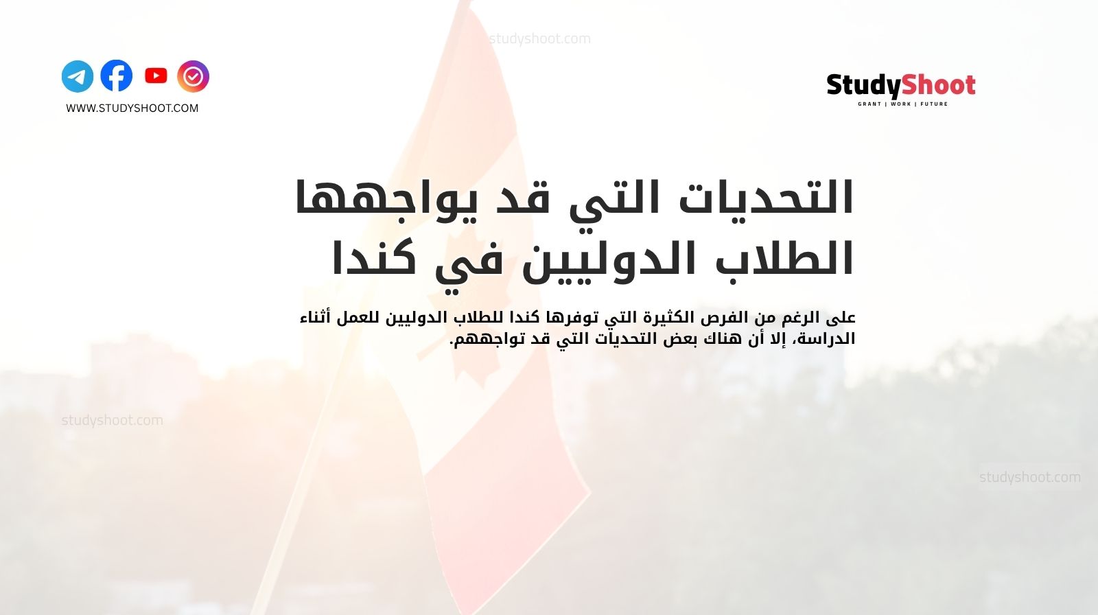 التحديات التي قد يواجهها الطلاب الدوليين في كندا