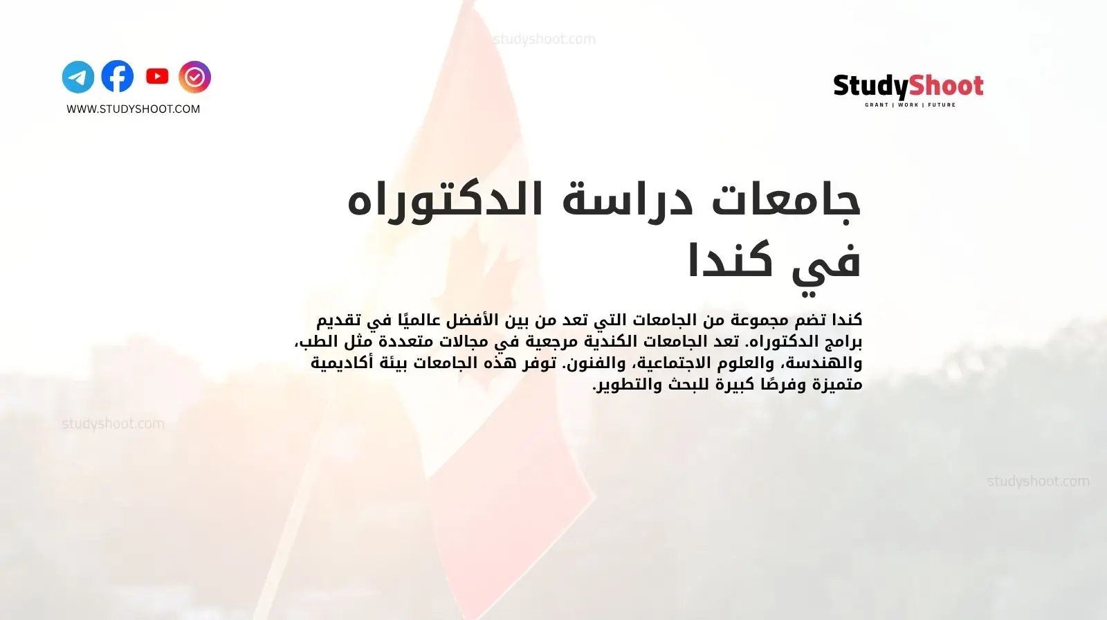 جامعات دراسة الدكتوراه في كندا