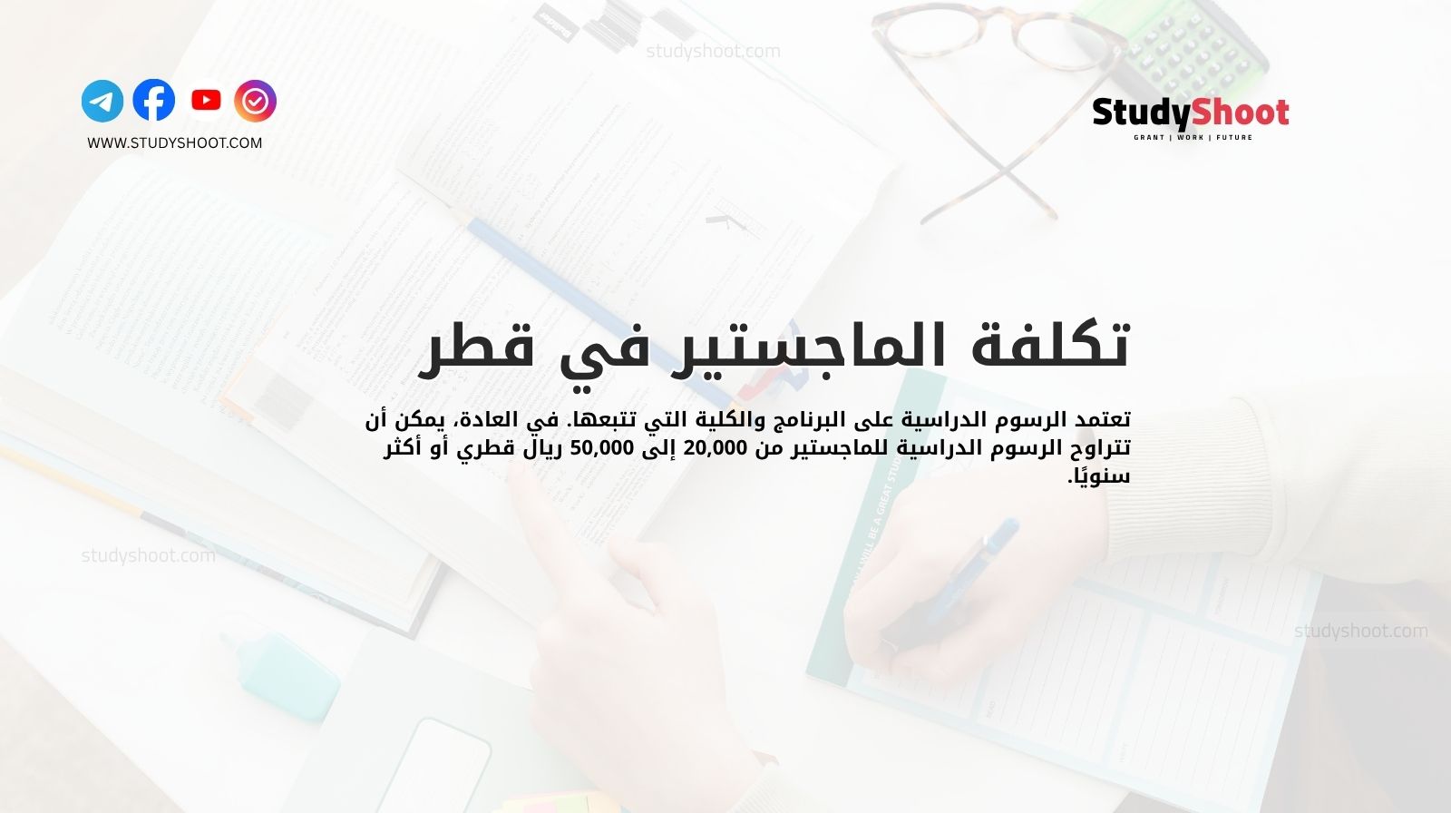 تكلفة الماجستير في قطر