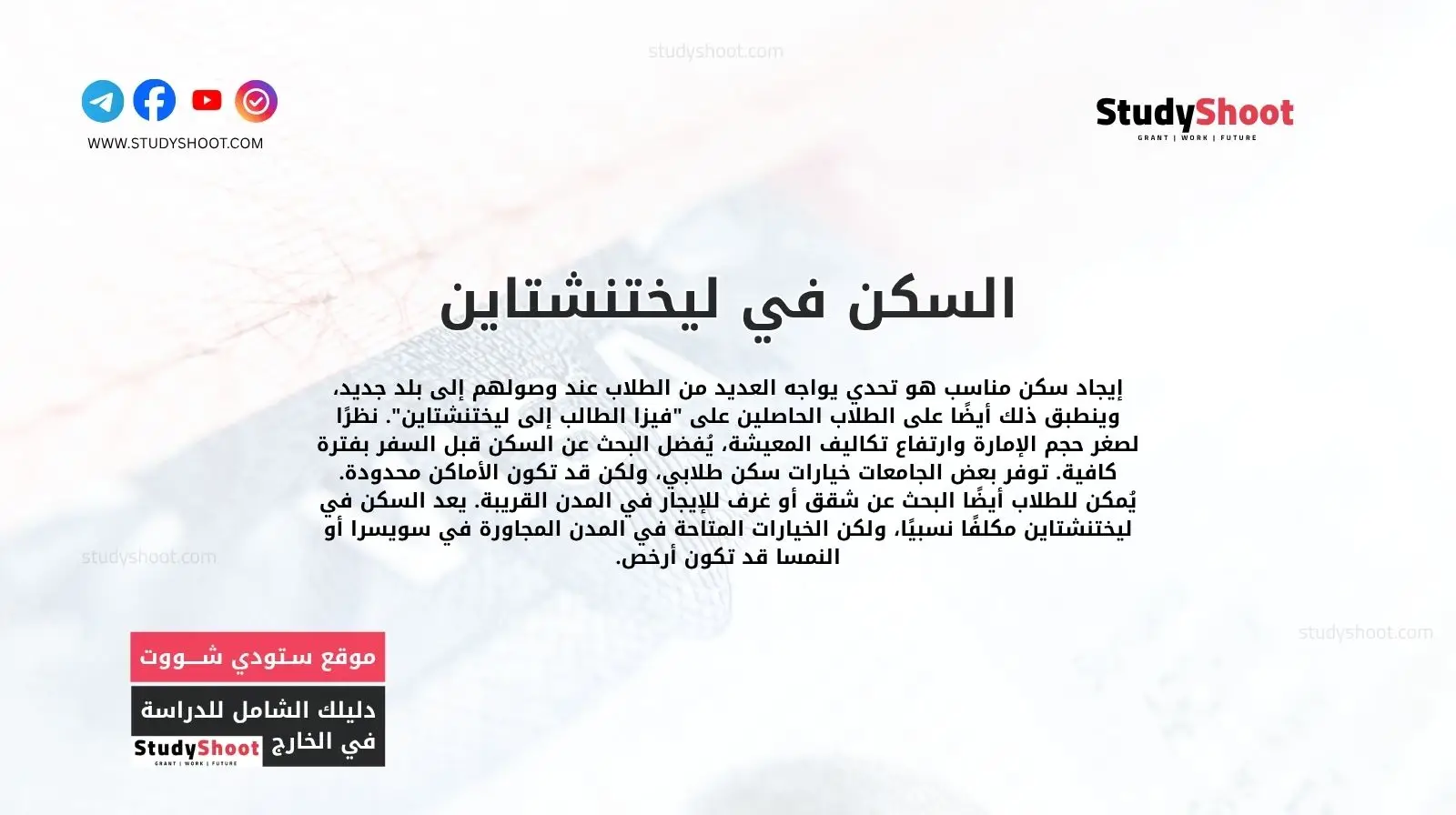 السكن في ليختنشتاين