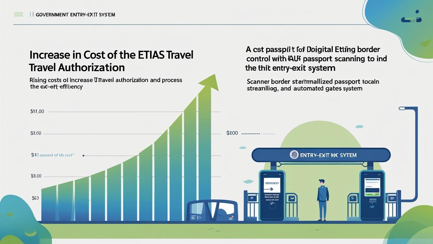 رفع تكلفة تصريح السفر ETIAS وبدء نظام الدخول-الخروج