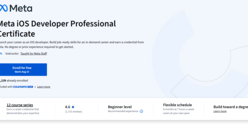 شهادة Meta iOS للمطورين المحترفين
