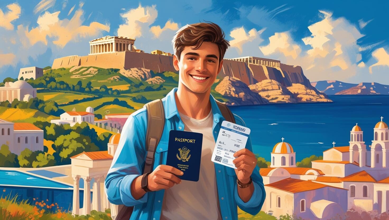 فيزا الطالب إلى اليونان