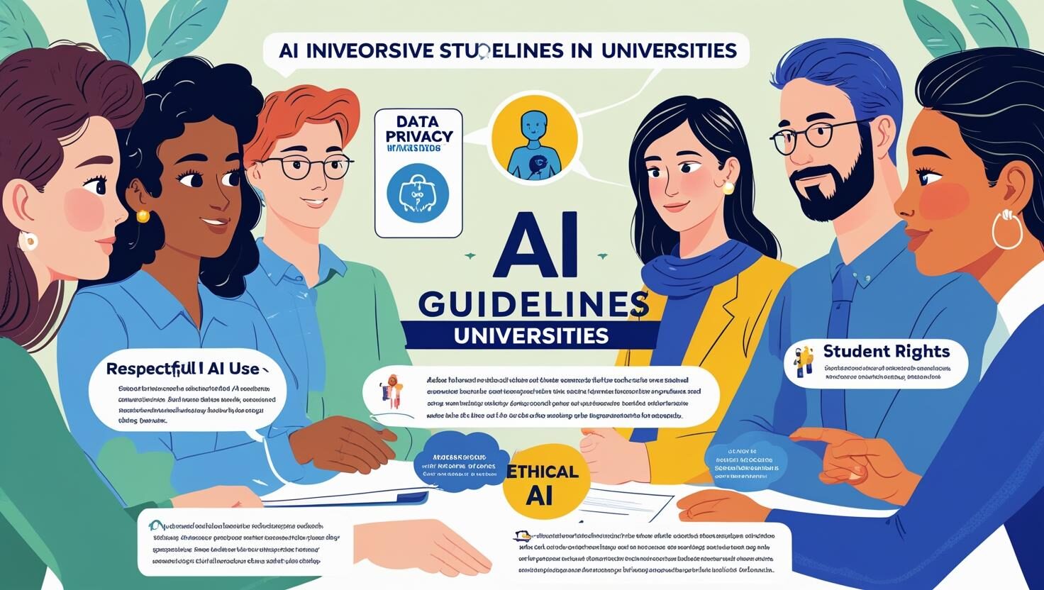 إرشادات الذكاء الاصطناعي في الجامعات