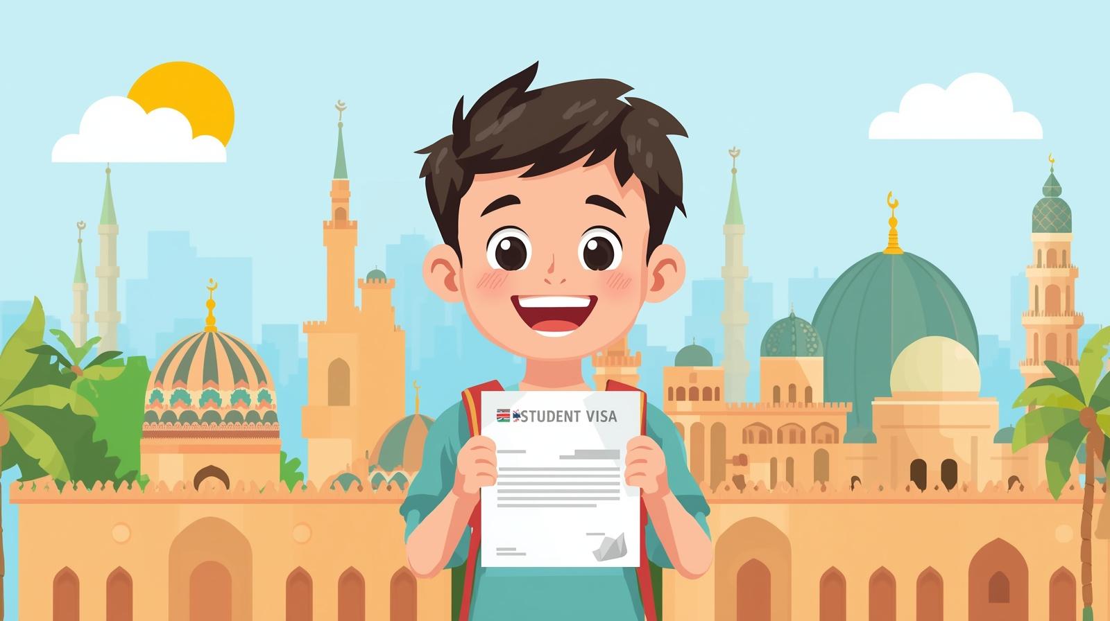 إجراءات التقديم لفيزا الطالب إلى عمان