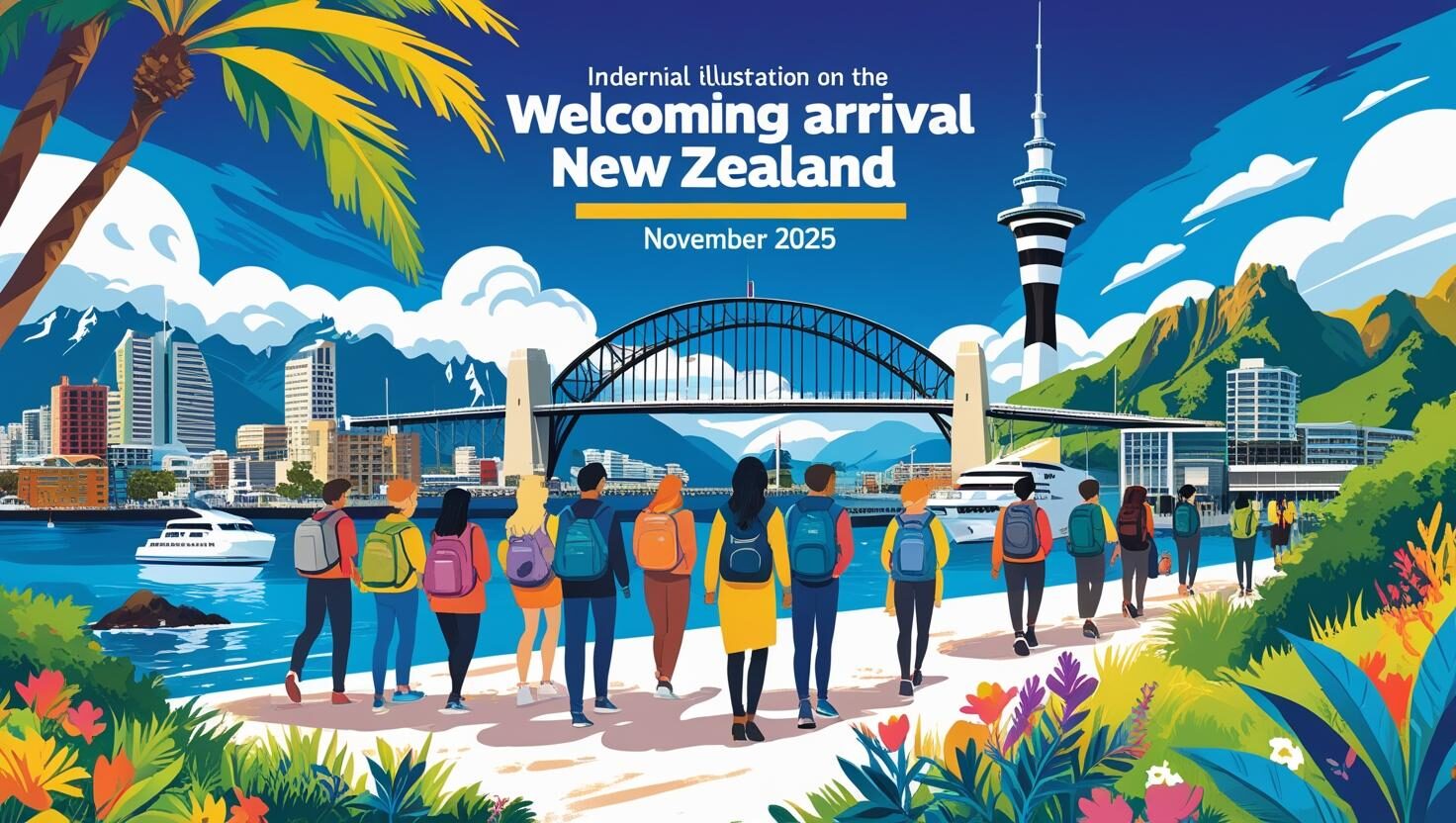 نيوزيلندا تفتح آفاقًا جديدة للطلاب الدوليين اعتبارًا من نوفمبر 2025!