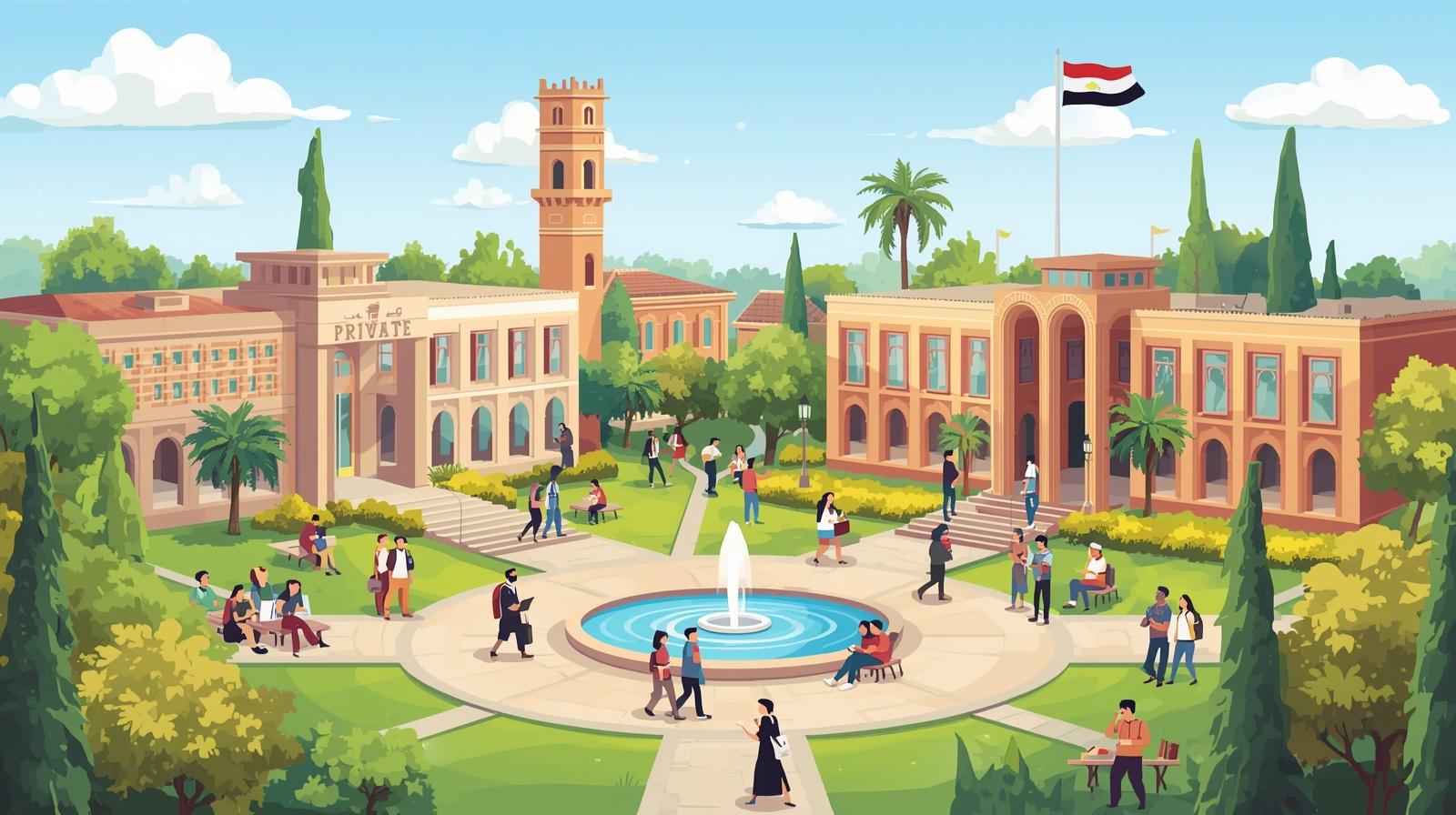 مزايا الجامعات الأهلية في مصر