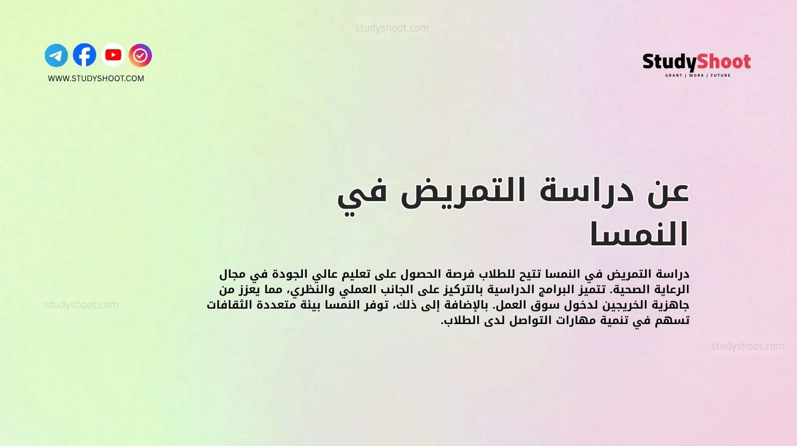 عن دراسة التمريض في النمسا