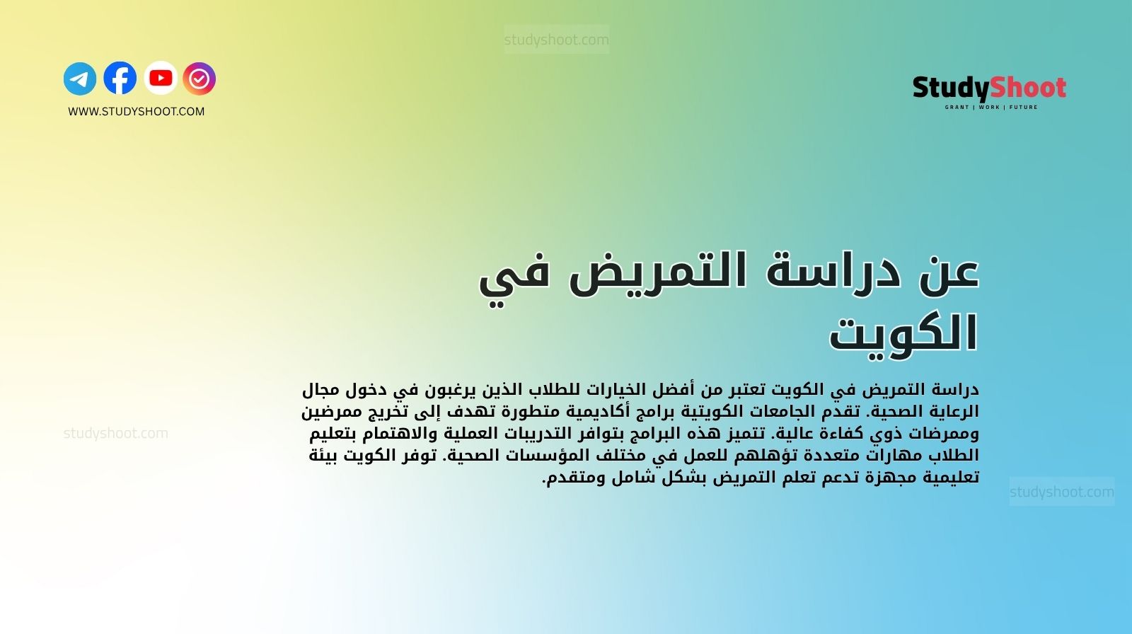 عن دراسة التمريض في الكويت