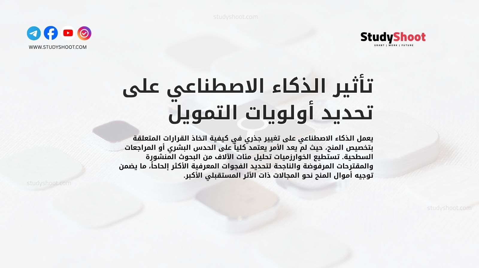 تأثير الذكاء الاصطناعي على تحديد أولويات التمويل