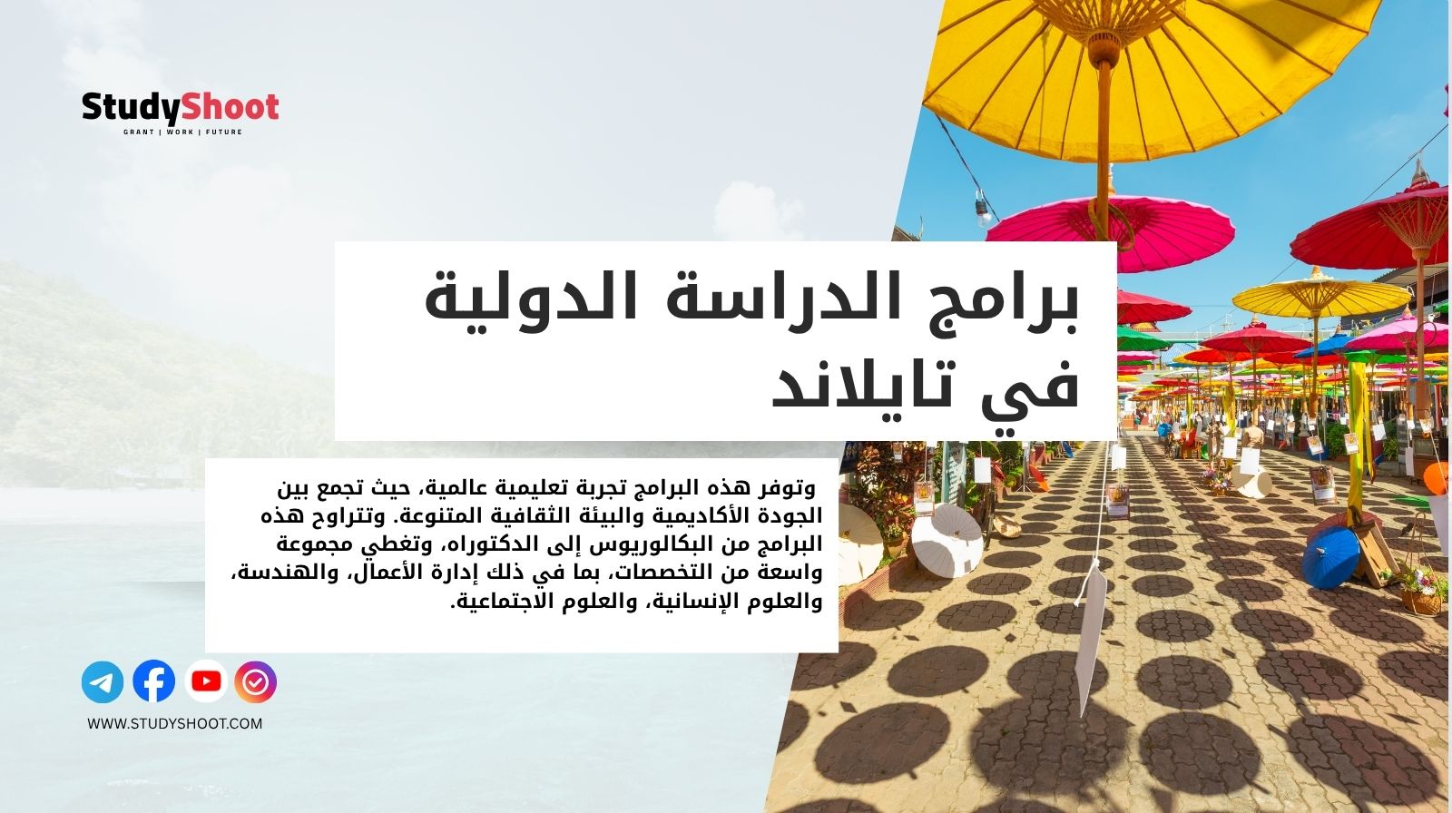 برامج الدراسة الدولية في تايلاند