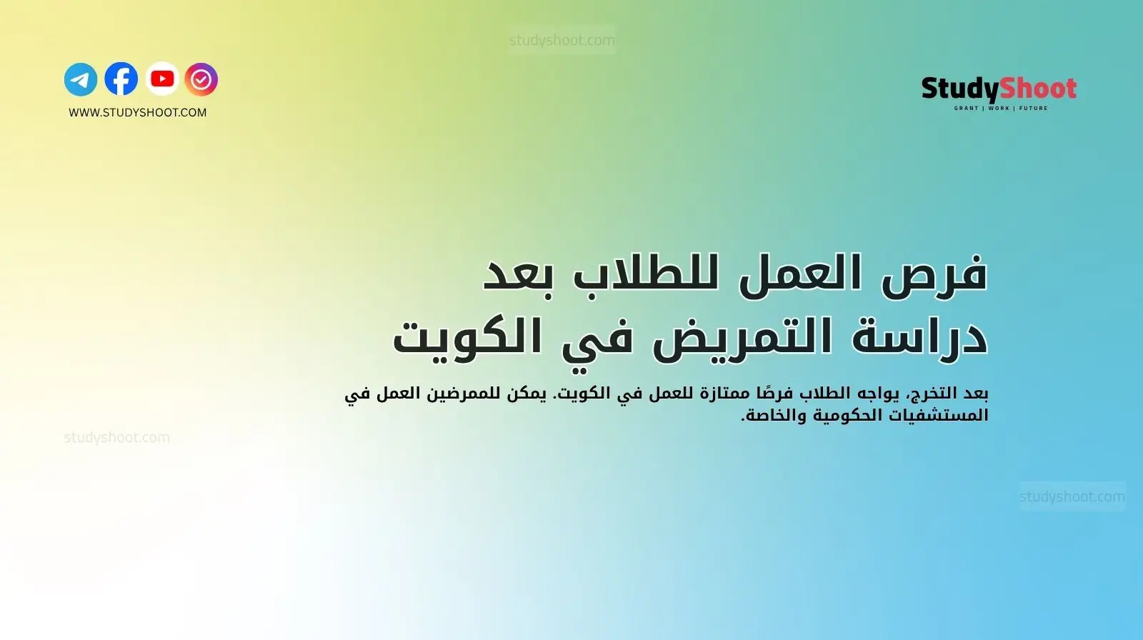 فرص العمل للطلاب بعد دراسة التمريض في الكويت