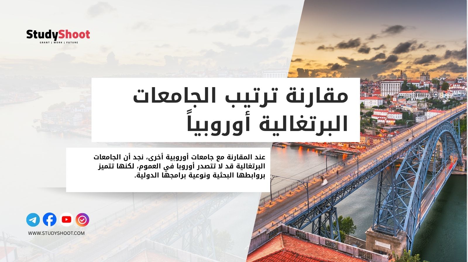 مقارنة ترتيب الجامعات البرتغالية أوروبياً